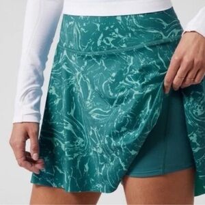 Athleta Ace Printed Tennis Skort 15.5” size large